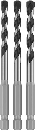 Bosch 3x PRO HEX-5 Bohrer-Set (für Harter Stein, Beton, Ø 5,5, 6,0, 7,0 mm, Professional Zubehör Bohrmaschine, Schrauber)