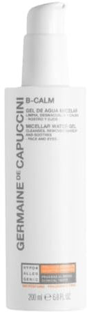 Germaine de Capuccini - B-Calm | Gel de Agua Micelar Limpiador Sensible - Agua micelar desmaquillante - pieles y ojos sensibles - Elimina maquillaje, suciedad y la grasa de rostro - 200 ml
