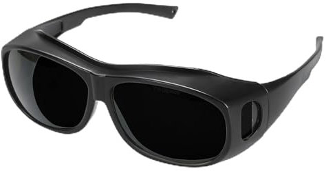 QUARKZMAN Gafas de seguridad para soldadura IR Sombra 8 PPE Gafas protectoras a prueba de luz antiarañazos Lente envolvente ligera Gafas de soldadura protectoras