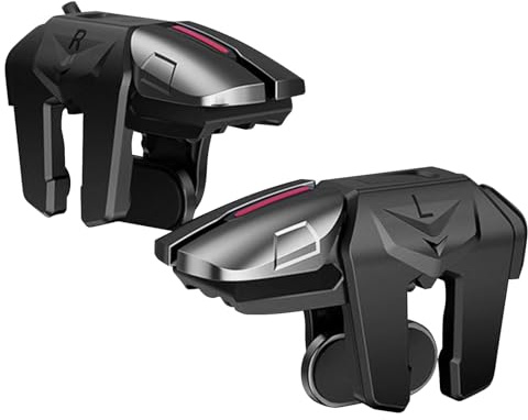Pubgg gamng – utlösare – gamng utlösare | avdrag | 2 st mobiltelefonspel joysticks | Känslig styrenhet joysticks Plug & Play Game Trigger | Smartphone Game Controller för mobiltelefonspel