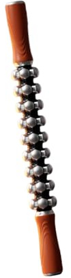 Rullo Massaggiante per Muscoli, Strumento Massaggio Fascia Flessibile per Vita, Braccia, Collo, Schiena, Gambe, Rullo Gommapiuma Fitness- Orangina