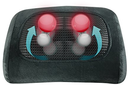 SALTER Shiatsu Massagekissen, Massagegerät für verschiedene Bereiche wie Rücken, Schultern, Beine und Lendenwirbel mit Wärmefunktion, tiefenwirksame Shiatsu Massage, gezielte Entspannung der Muskeln