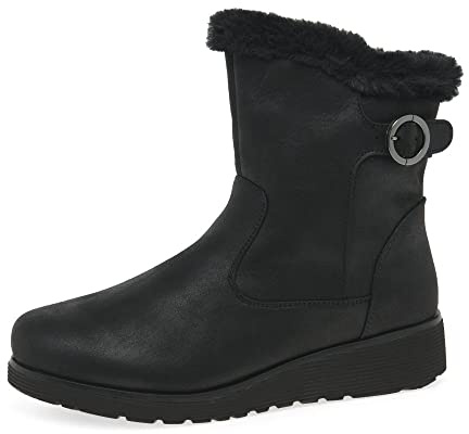 Skechers Damen Keepsakes Wedge Mode Stiefel, Schwarz, 39 EU