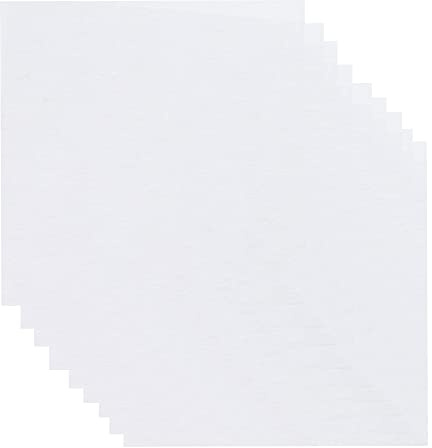 16 Sheets Embroidery Transfer Papers Transparent Water-Soluble Films Wash Away Water Soluble Stabilizers for Hand Sewing DIY