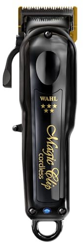 Wahl Professional 56463 - Clip mágico negro de litio inalámbrico de 5 estrellas