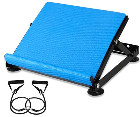 DiDiBiDi Slant Board Schrägbrett verstellbares Neigungsbrett und Wadendehner,Rutschfest Schrägbrett für,4 verstellbaren Winkeln Unterstützung,Comes with 2 Tension Straps