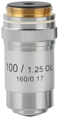 Mikroskop 100X mikroskop objektiv lins Achromatic objektiv laboratorium biologiskt mikroskop delar