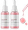 AHA 30% + BHA 2% Peeling Solution, Fruchtsäurepeeling Gesicht, Peeling Gesicht Frauen, Gentle Exfoliation Porentiefe Gesichtsreinigung, Reduziert Hautunreinheiten-30ml*2 Flaschen