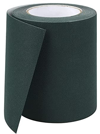 Kunstrasenband, Teppichband 150mm x 10m Doppelseitiges Selbstklebendes Rasennahtband, Verschleißfestes Stoffband Wasserdicht für Synthetischer Gras Rasen Teppich Nahtband