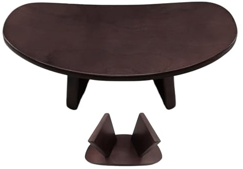 Meditationspall, bön knästol, 40 x 20 x 16 cm bekväm mångsidig sits, lätt och enkel att transportera, trä meditationsbänk för kyrka, tillbedja,