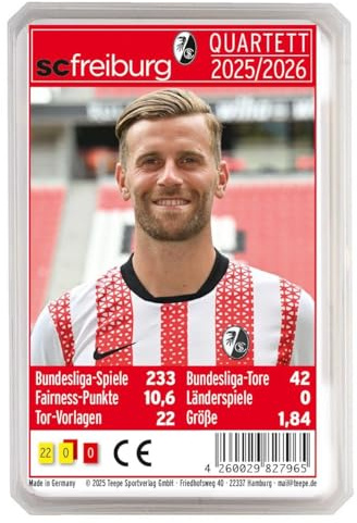 SC Freiburg Quartett 25/26: 45 Minutos, 2-6 Jugadores