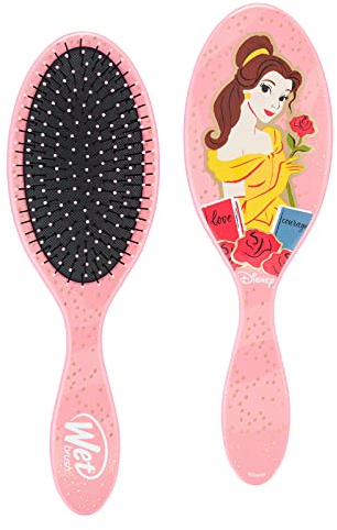 WetBrush Original Detangler Hair Brush with Ultra Soft Intelliflex Bristles to Gently Separate Knots With Ease, Does Not Rip Hair, For All Hair Types, Disney Ultimate Princess Collection, Belle