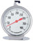 Lwuey Backofen Thermometer Innen, Edelstahl Ofenthermometer Analog Messbereich 0°C bis 400°C Temperatur Anzeige Messgerät Kabelloses für Backen Kochen