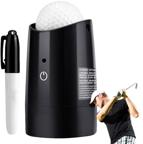 1/2 Golf Ball Maker – 10000 giri/min ad alta velocità palla da golf Spinner, elettronico palla da golf Spinner Balancer | Strumento automatico di allineamento delle palline da golf, marcatore di linee