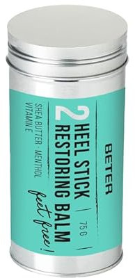 Beter - Stick Riparatore Talloni Feet Free Balsamo con burro di karité, vitamina E e mentolo per talloni secchi e screpolati, Nutrimento, Protezione e Riparazione profonda, Effetto rinfrescante