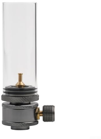 Lanterne à gaz portable et réglable avec vis sur bouteilles de gaz isobutane pour éclairage extérieur