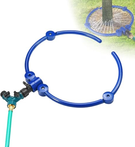 Anelli Per Irrigazione Per Alberi Appena Piantati | Irrigatore Circolare E Di Irrigazione | Irrigatore 360 Gradi per Piante da Giardino, Arbusti e Piante da Esterno