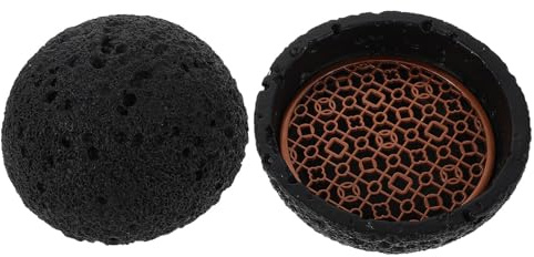 MOLUCKFU Cuenco de Erizo de Mar Pequeño para Caviar y Salsas Plato Decorativo con Diseño Hueco para Humos Aromáticos para Servir Aperitivos y Snacks Fiestas