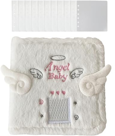 Classeur photo, carnet d'autocollants en forme d'aile en peluche, dossier de collection de cartes, album photo, scrapbooking, dossiers de collecteur de photos pour journaux pour enfants
