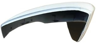 Cubiertas Espejo Puerta Cubierta Retrovisor Lateral Izquierdo/derecho Blanca Para VW POLO V MK5 6R 6C 2009-2017 Tapas De Repuesto Fundas Espejo(Left side White)