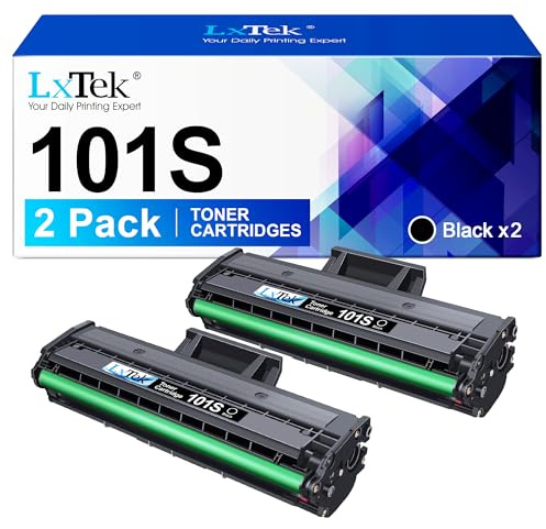 LxTek D101S Compatibili Toner per Samsung MLT-D101S per SCX-3405W 2-Pack