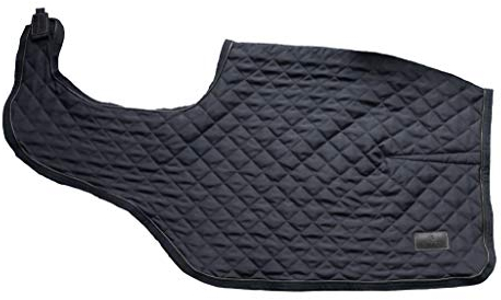 Kentucky - Ausreitdecke - 600D - L - Veganes Kaninchenfell - Schwarz