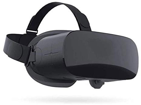 SMSOM VR-headset 3D-glasögon glasögon HD Virtual Reality headset kompatibelt ögonskyddat mjukt och bekvämt justerbart avstånd bärbar mini huvudmonterad VR