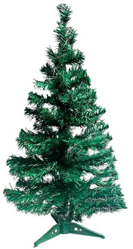 Acan Tradineur Sapin de Noël, Sapin artificiel vert, structure en plastique et métal enduit, robuste et durable, facile à installer, 90 cm