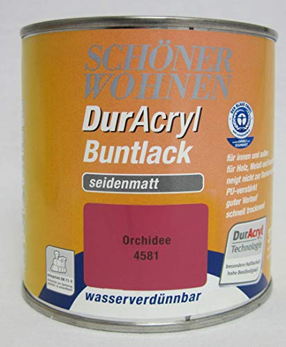 DurAcryl Buntlack Orchidee 375 ml RAL 4581 Seidenmatt Schöner Wohnen