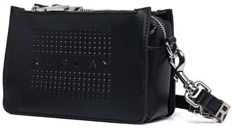 Replay Damen Umhängetasche schwarz One Size