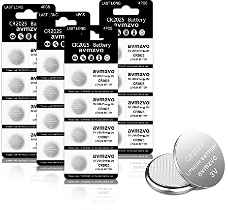 CR2025 Knopfzelle 3V Lithium Knopfzellen CR 2025 Batterien 16 Stück【5 Jahre Garantie】 (2025-16p)