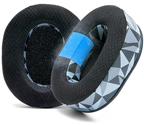 WC Freeze Blackshark – Kühlende Gel-Ohrpolster für 2020–2022 Razer Blackshark V2 und V2 Pro (passt Nicht für 2023-Modell) von Wicked Cushions – mehr Komfort, Dicke und Schallisolierung | Geo Grey