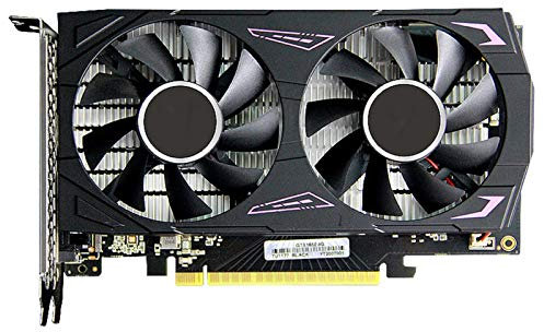 Taygate Carte Graphique de Jeu Carte Graphique Fit for GTX 1650 4GB GDDR6 Cartes Graphiques DVI-D + HDMI + DP Ordinateur de Bureau PC Carte vidéo