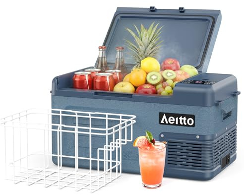 Aeitto 25.5 Cu.Ft. Refrigerator in Stainless Steel with Electric Cooler, Frost Free, Adjustable Temp Control, Self-Cleaning, Fridge Refrigerator with Freezer, CRA18