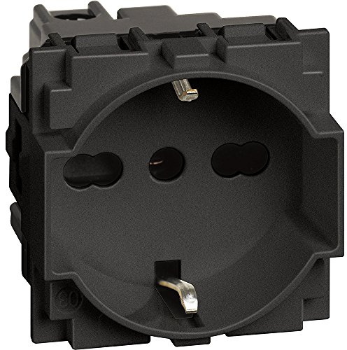 Living Now Presa Trivalente Shuko+Bipasso 10/16A Nera