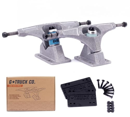 G-TRUCK Surf Asse per Surfskate, 165 mm, set di asse anteriore e posteriore, skatesurf surf allenamento per equilibrio, carving e pompaggio per principianti ed esperti