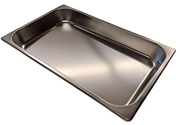 Gastro-Bedarf-Gutheil Gastronormbehälter GN Behälter 1/1 65 mm Tief stapelbar Edelstahl Geeignet für Chafing Dish, Bain Marie, Saladette