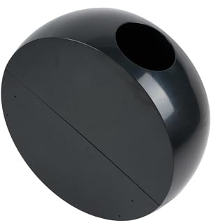 Wäschekorb, hergestellt in Italien, elegantes und modernes Design, 60 Liter, schmutziger Wäschekorb für Bad und Wäsche, Korb für Schmutztücher – Schwarz