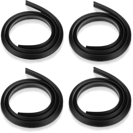 equlup Parafango Svasato per Pneumatici per Auto, 4 Pz 72cm/28.4in Universale Ruota Sopracciglio Protezione Lip Trim Anti Scratch Fender Flare Car Wheel Arch Lip Fender Flares per Auto