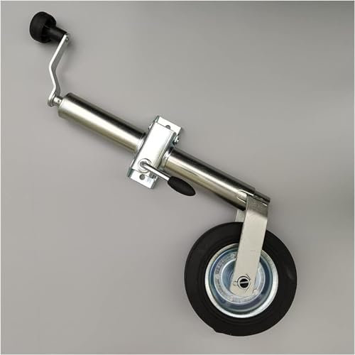 Servotimone Per Rimorchio E Carrello - Martinetto Per Rimorchio Con Morsetto, Tubo Da 48 Mm, Accessori Per Roulotte, Parti Per Camper, Ruota Fantino, Supporto Per Camper, Per Tutti I Rimorchi