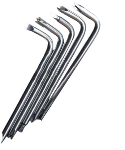 Set di cacciaviti a forma di L, 9 pezzi, 45 utensili manuali in acciaio con croce, U, Y, triangolo, tre punte, punte scanalate compatibili con compatibile con per Narrow (L forma speciale 5 pezzi)