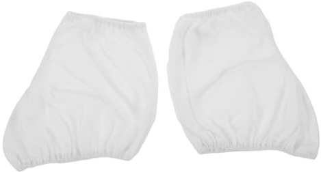 ibasenice Housses De Patins à Glace Blanches Couvre-chaussures Extensibles Lavables Pour Pointures à Protection Anti-éraflures Pour Entraînement De Patinage