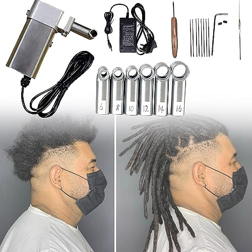 Dreadlock Maker, Dreadlock Crochet Braiding Machine, gör eller reparera dina Locs-förlängningar snabbt, både kort eller långt människo- och syntetiskt hår kan göras