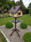 Dormax Vogelhaus & Ständer Garten Futterhaus Vogelhäuschen Holz Design aus den Karpaten Gebirge.