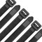 Oksdown 500mm × 9,0mm Breit 100 Stück Extra Stark Kabelbinder mit 80 kg Zugfestigkeit Schwarz UV-Beständig Groß Nylon Kunststoff Selbstsichernder Multifunktionaler Cable Zip Ties