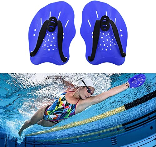KEUGT Schwimmpaddel, Schwimmtrainingsgerät für Erwachsene, Ideales Paddel für Schwimmer, Schwimmpaddelflossen-Krafttraining, Silikon-Schwimmpaddel, Schwimmtrainingshilfe, Paddelbecken, Trainingsgerät