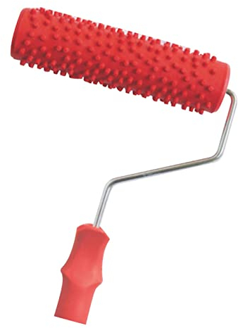 Generic Verschiedene Geprägte Muster Malerrolle mit Kunststoffgriff Bürstenwerkzeug 7 , Stil 6