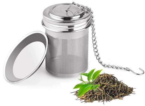 iJiZuo Tea Infuser for Loose Tea, Stainless Steel Tea Filter Cup