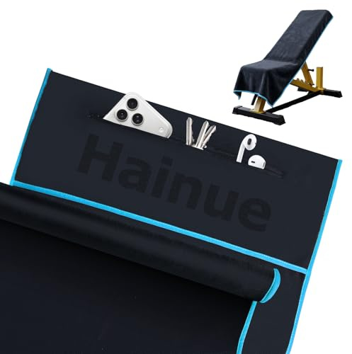 Serviette Microfibre,120x50cm Serviette Sport,Séchage Rapide & Ultra Absorbante Serviette de Sport Musculation avec Poche zippée et Capuche de Fixatio pour Gym et activités Outdoor ((Gris foncé/Bleu))