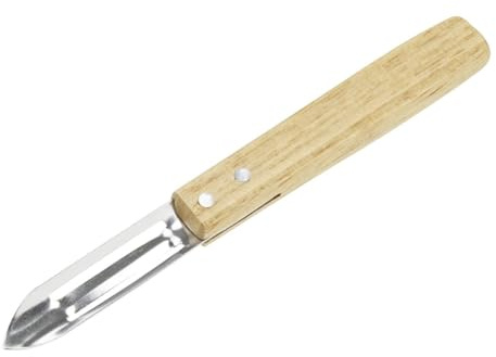 Fackelmann 41743 Sbucciatore Manico, Legno, Marrone, 24 x 4,6 x 1,2 cm